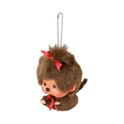Sekiguchi Kao-deka Monchhichi Fly! Keychain Girl