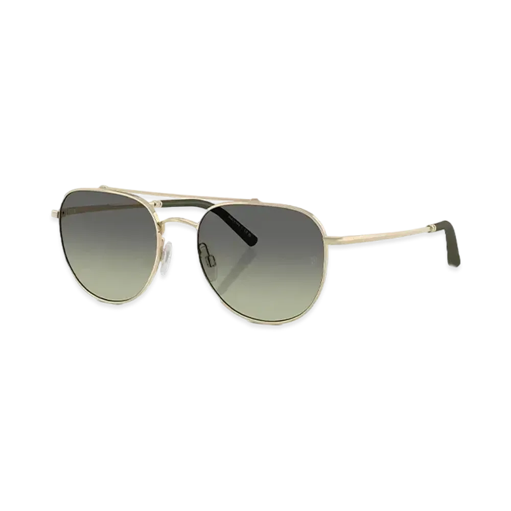 OLIVER PEOPLES R-10 "Burshed Gold"