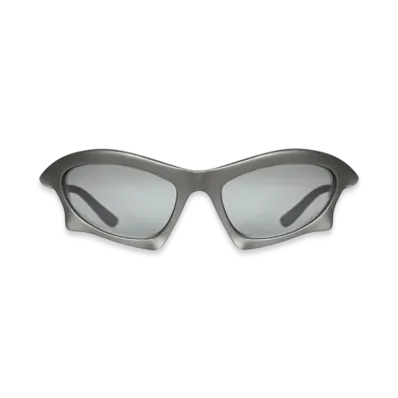 BALENCIAGA Bat Rectangle Sunglasses "Silver"