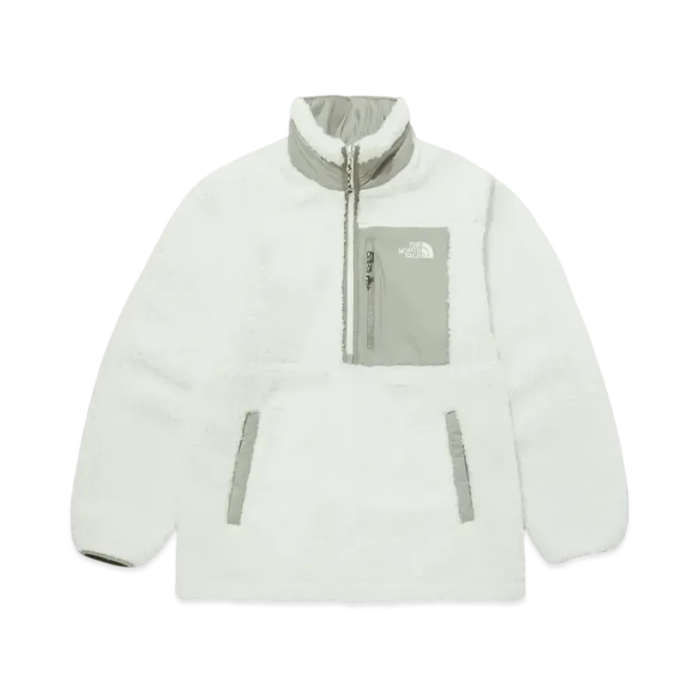The North Face Play Green RVS Fleece Anorak "Ivory"