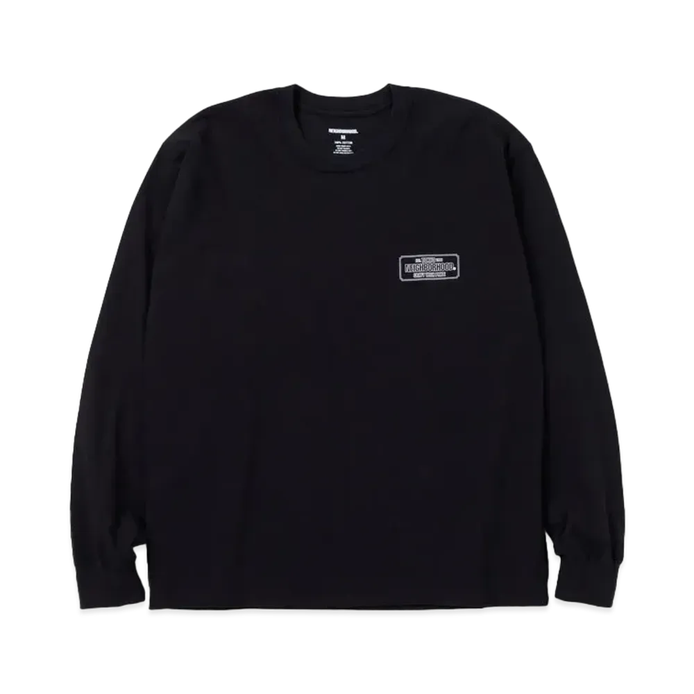 NEIGHBORHOOD NH . Tee LS-1 "Black"