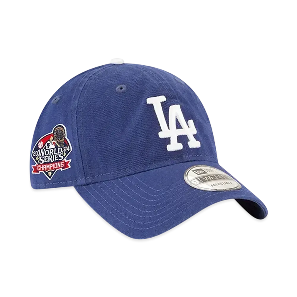 MLB Los Angeles Dodgers New Era 2024 World Series Champions Side Patch 9Twenty "Royal"