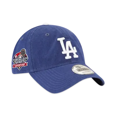 MLB Los Angeles Dodgers New Era 2024 World Series Champions Side Patch 9Twenty "Royal"