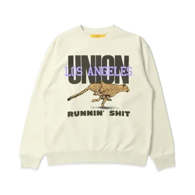 UNION Running Crewneck "Bone Pigment"