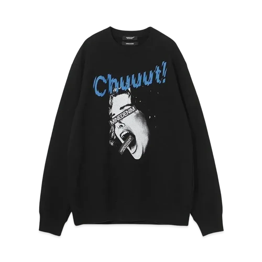 UNDERCOVER x MINEDENIM Graphic Crewneck Sweat "Black"
