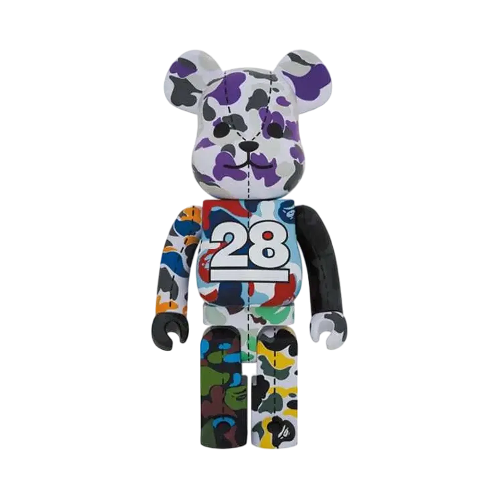 Bearbrick BAPE® CAMO 28TH ANNIVERSARY MULTI 1000% #1
