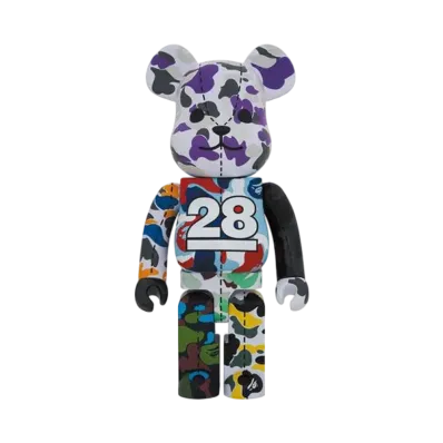 Bearbrick BAPE® CAMO 28TH ANNIVERSARY MULTI 1000% #1