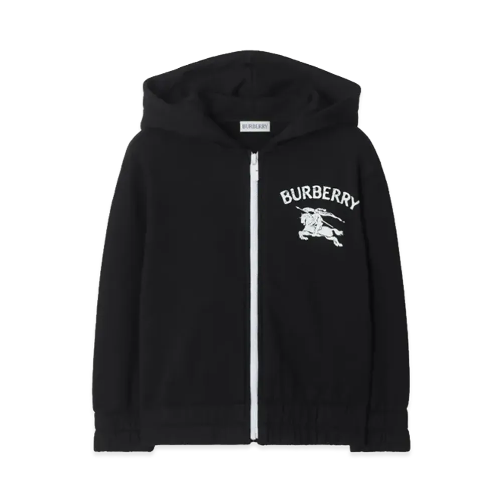 Burberry Kids Zip Hoodie "Black"