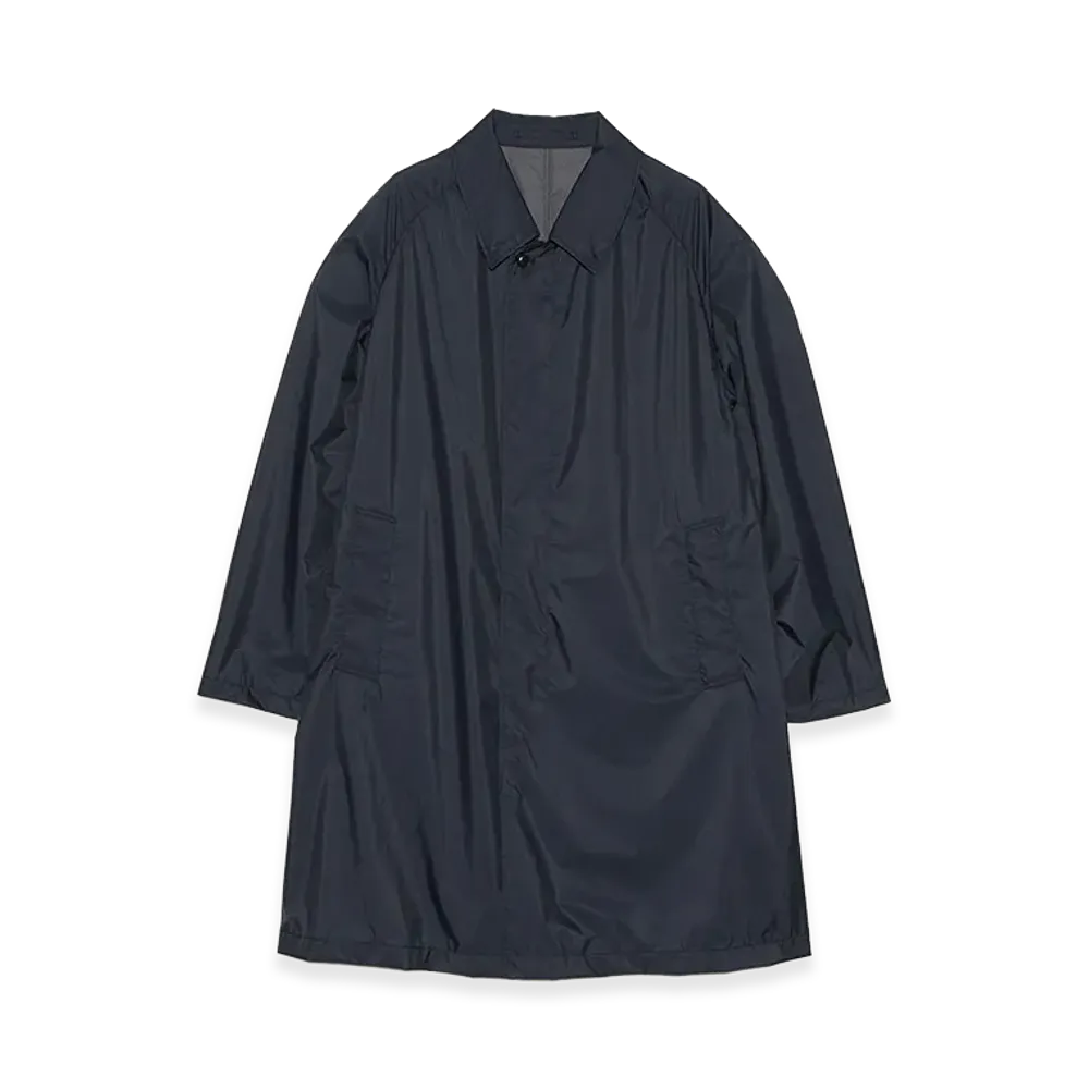 nanamica Packable Balmacaan Coat "Dark Navy"