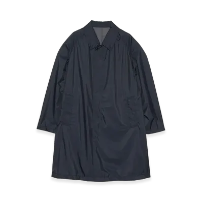 nanamica Packable Balmacaan Coat "Dark Navy"