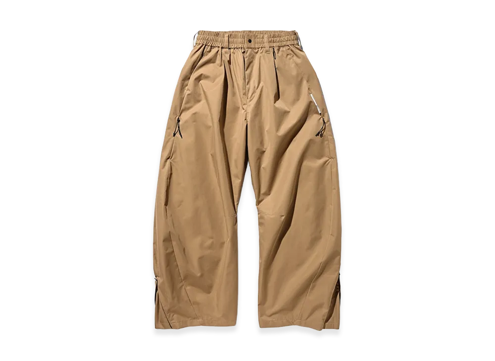 CLESSTE +Phenix Windstopper By Gore-Tex Labs Twill City Barrel Leg Pants "Camel Beige"