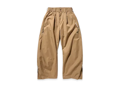 CLESSTE +Phenix Windstopper By Gore-Tex Labs Twill City Barrel Leg Pants "Camel Beige"