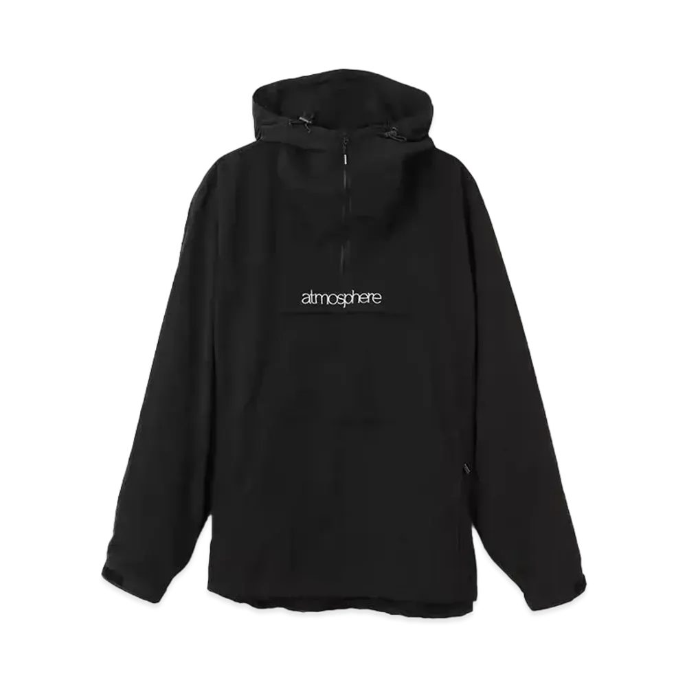 atmos Nylon Anorak Hoodie "Black"