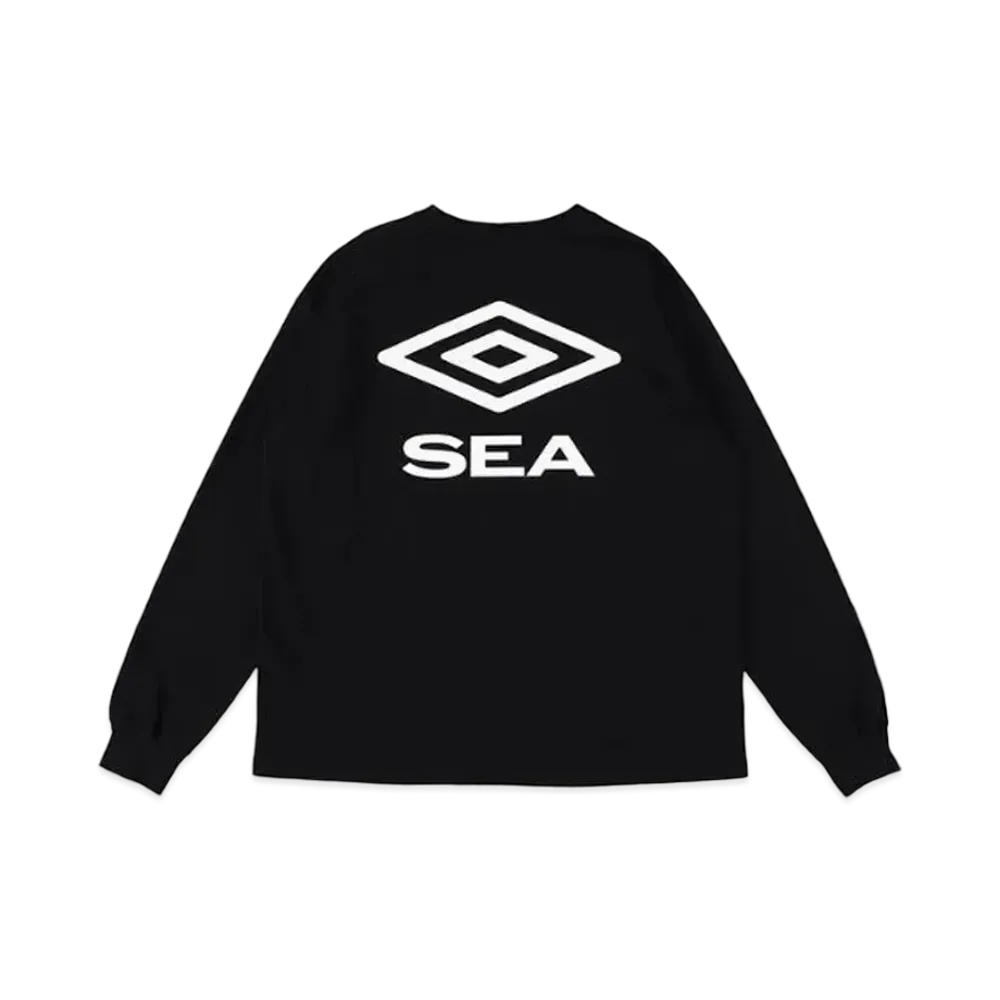 WIND AND SEA x UMBRO L/S Tee "Black"