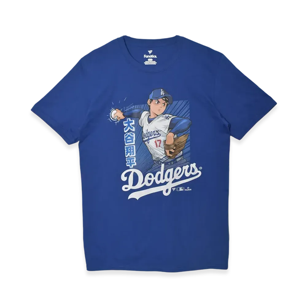 MLB LAD Shohei Ohtani Graphic Short Sleeve T-Shirt "Blue"