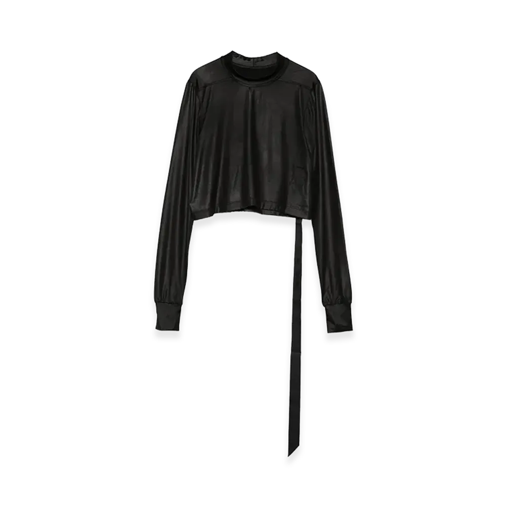 Rick Owens DRKSHDW Women's Lond Sleeve T-Shirts "Black"