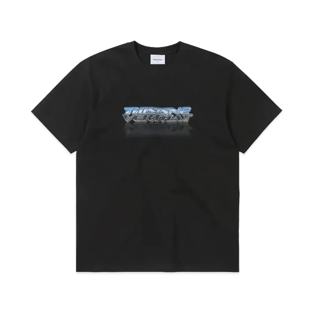 thisisneverthat Metallic Logo Tee "Black"