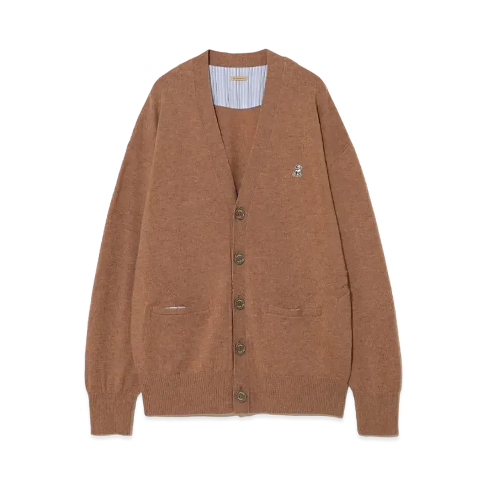 UNDERCOVER Cashmere Blend Wool Knit Cardigan "Top Beige"