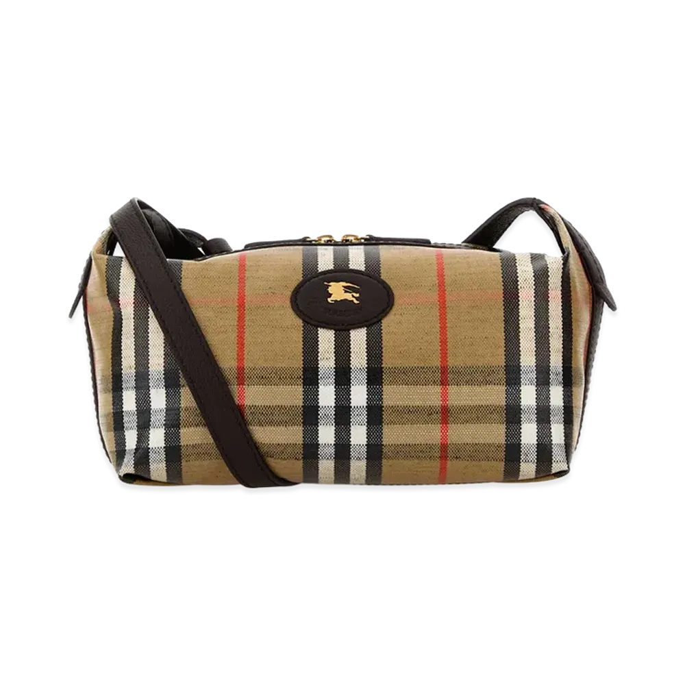 Burberry Printed Canvas Highlands Shoulder Bag "Printed"