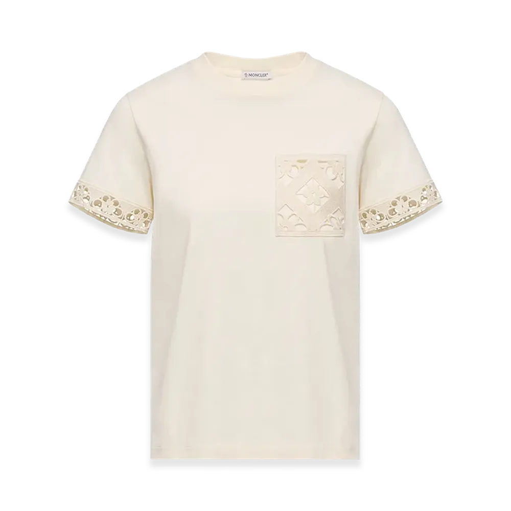 MONCLER Women's Short Sleeves T-Shirt "White"