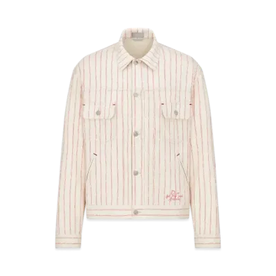 Dior Men's Dior and Hylton Nel MKII Jacket Cotton Denim "White"
