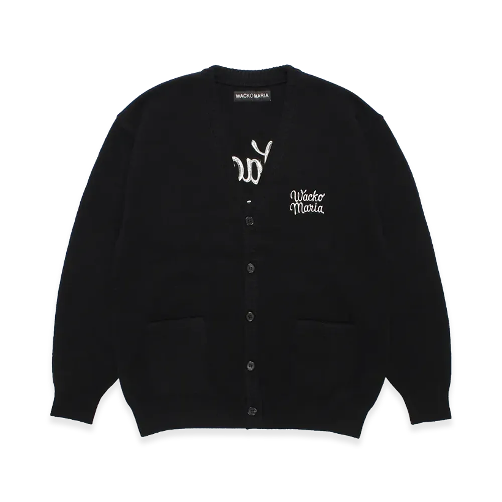 WACKO MARIA Classic Knit Cardigan "Black"