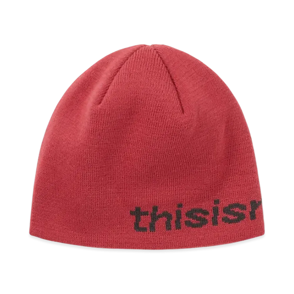 thisisneverthat SP-Logo No Cuff Beanie "Red Pink"