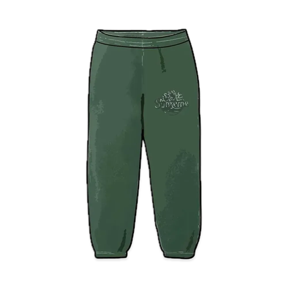 Supreme x Timberland Sweatpant "Dark Green"