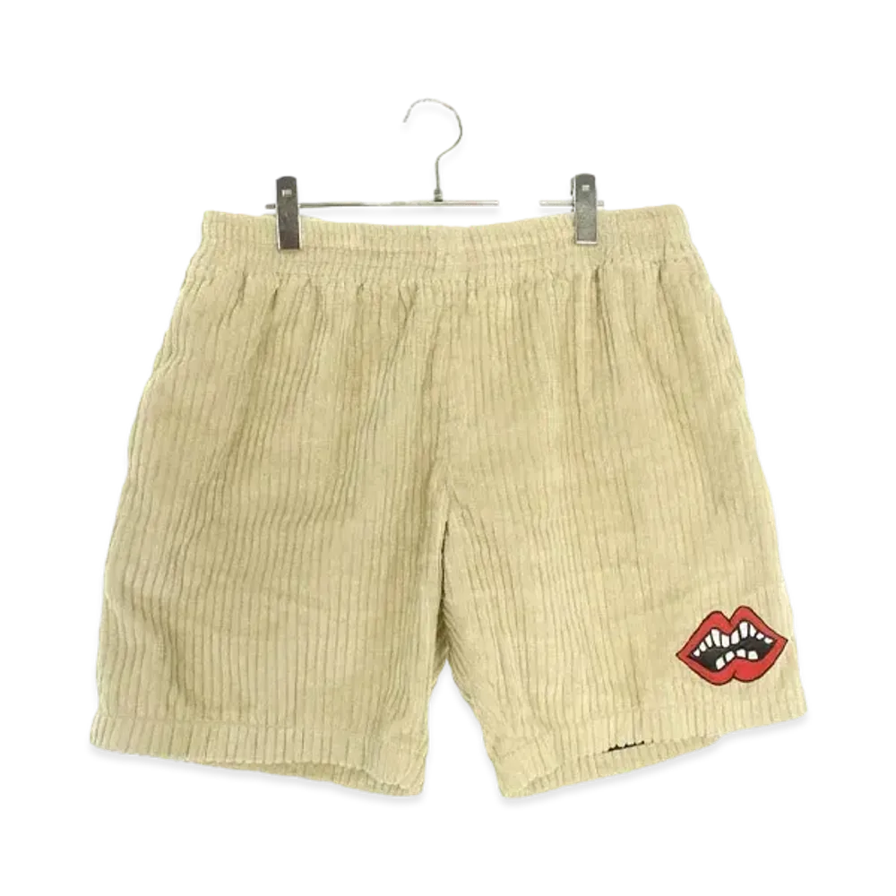 Chrome Hearts PPO U THE 69 Matty Boy Chomper Corduroy Half Pants "Beige"