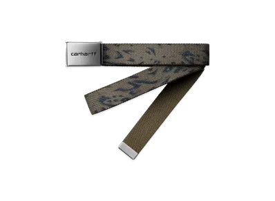 Carhartt WIP Clip Belt Chrome "Duck Feather Print/Cypress"