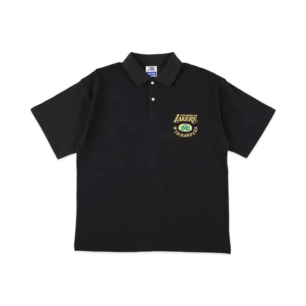 WIND AND SEA x NBA CHAMPIONS x PARAPPA THE RAPPER Polo "Black"