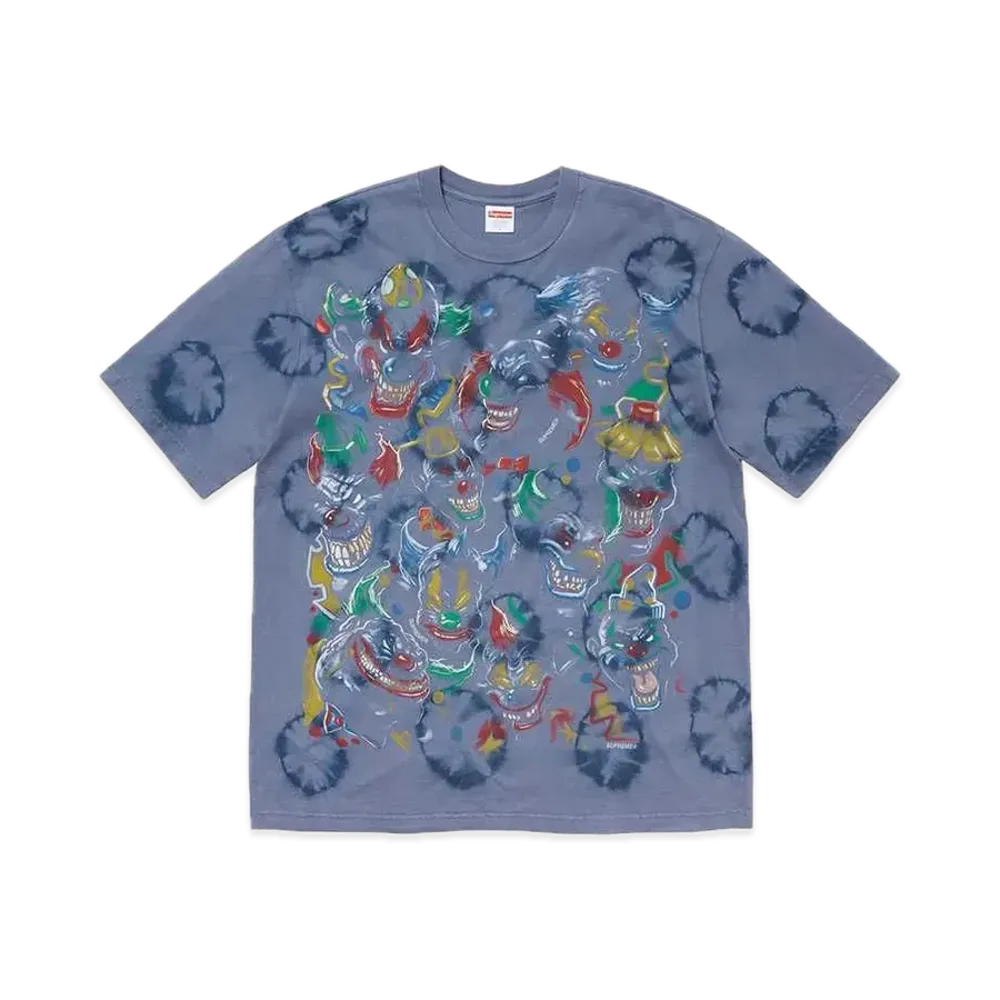 Supreme Clowns Tee "Bleached Navy"