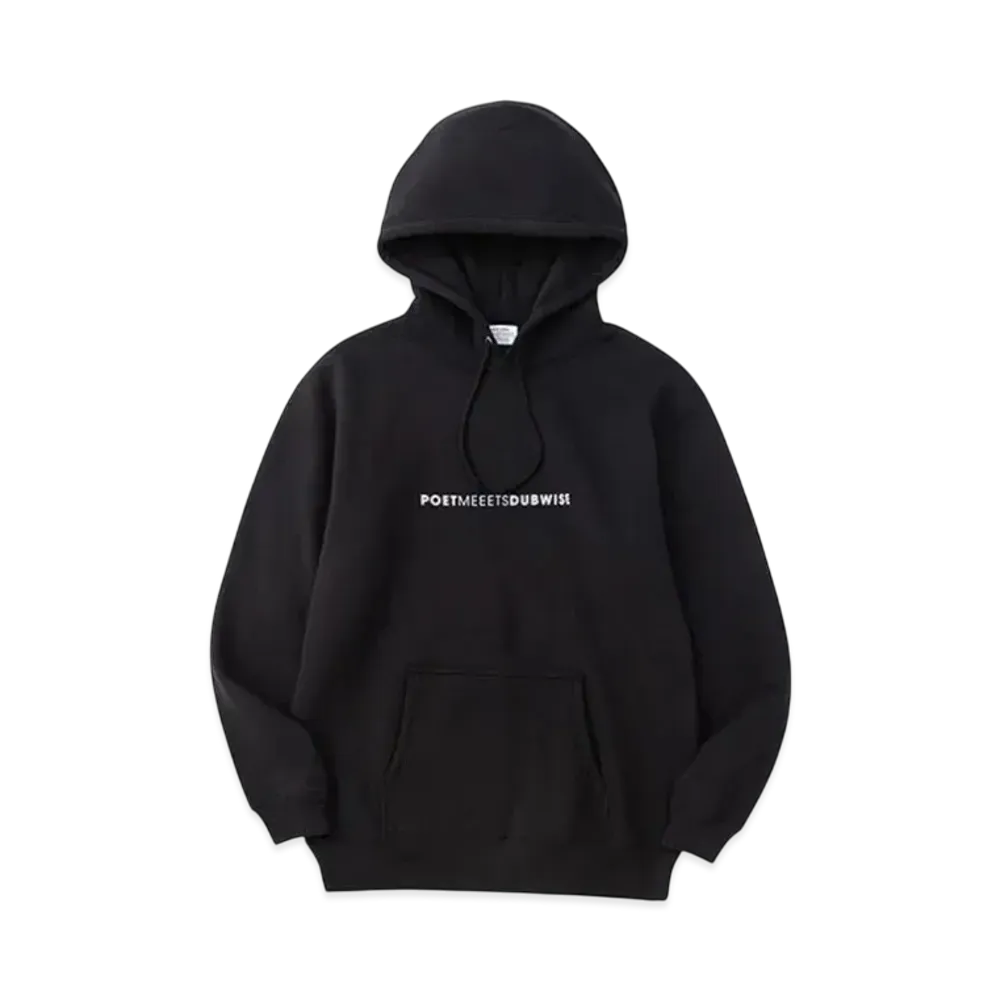 POET MEETS DUBWISE PMD Logo Row Hoodie "Black"