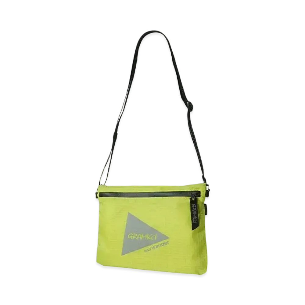 GRAMICCI x and wander nylon sacoche"YELLOW"