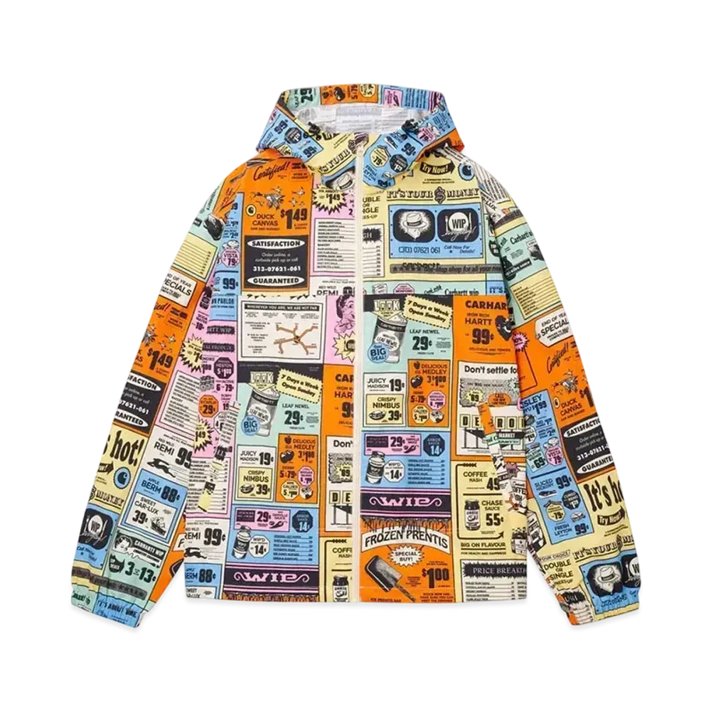 Carhartt WIP Swizzle Windbreaker "Catalogue Print Hue"