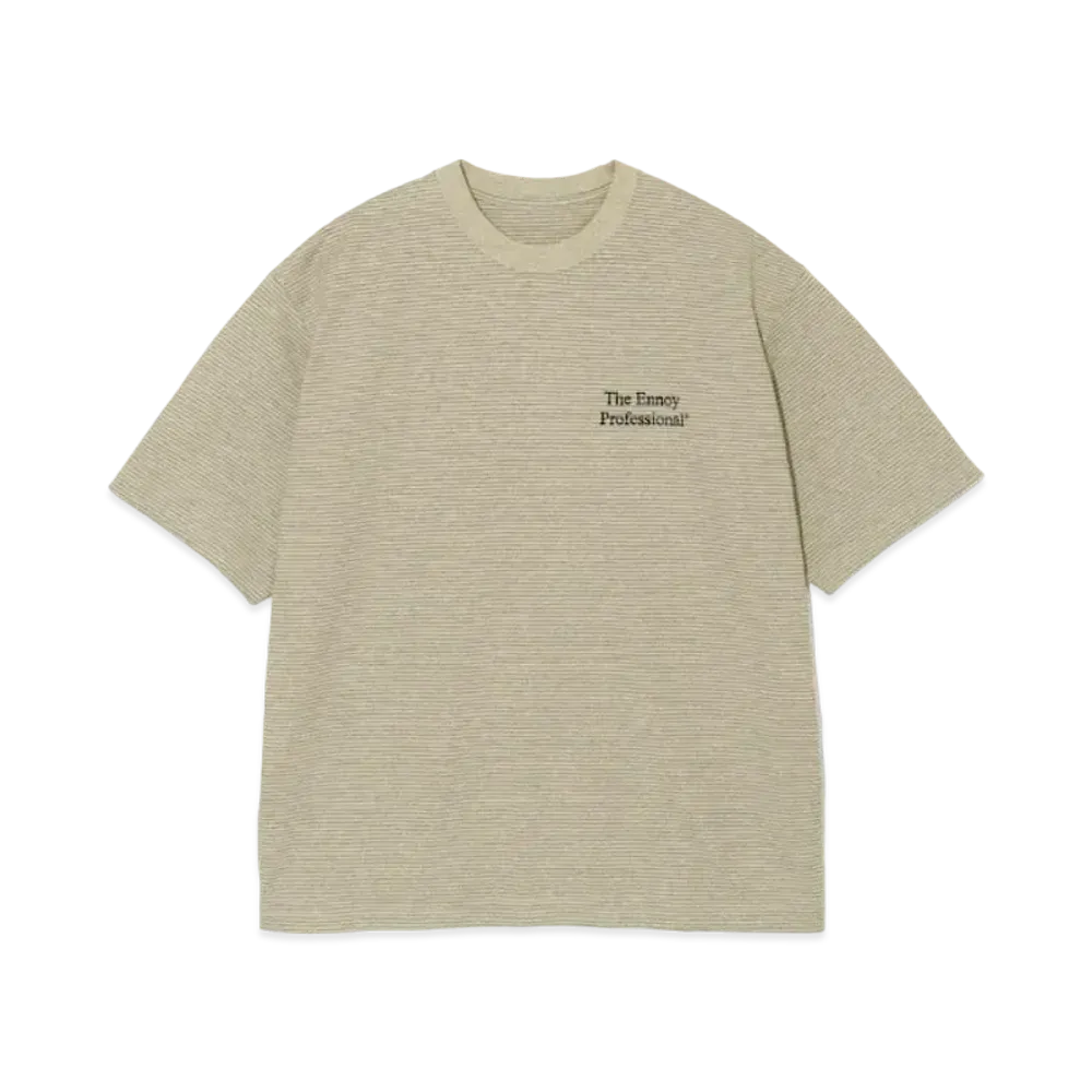 ENNOY 23SS S/S Border T-Shirt "Beige"