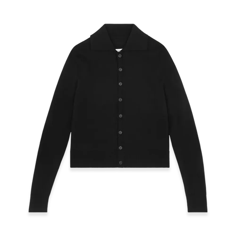 MM6 Maison Margiela Women's Knitted Cardigan "Black"