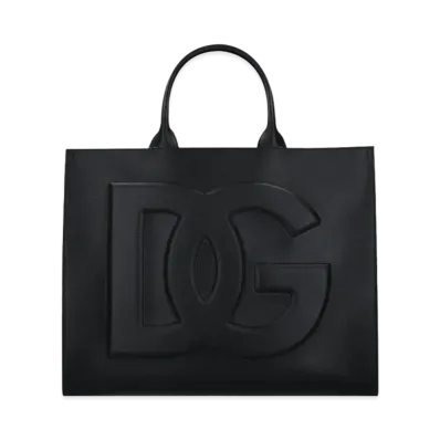 Dolce&Gabbana DG Daily Shopping Bag Large Calfskin "Black"