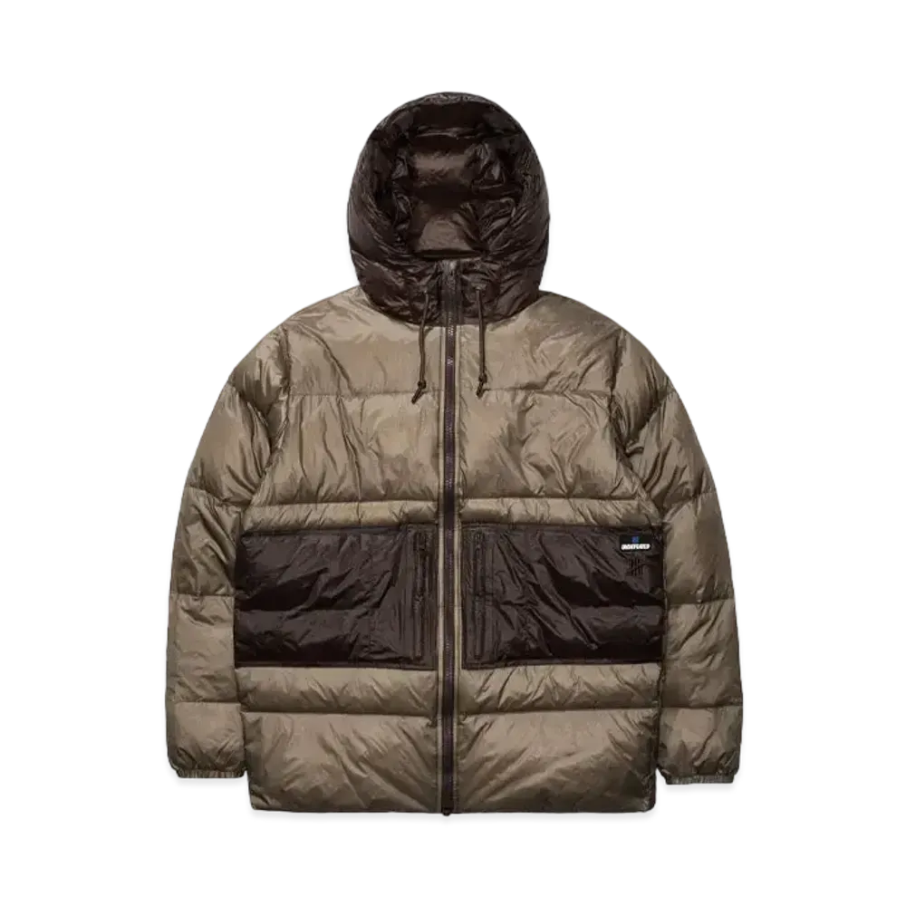 UNDEFEATED Hooded Down Puffer Jacket "Beige"
