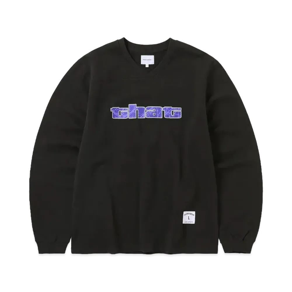 thisisneverthat Paneled Sports Crewneck "Off Black"