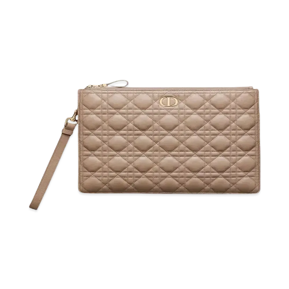 Dior Large Dior Caro Daily Pouch "Beige"