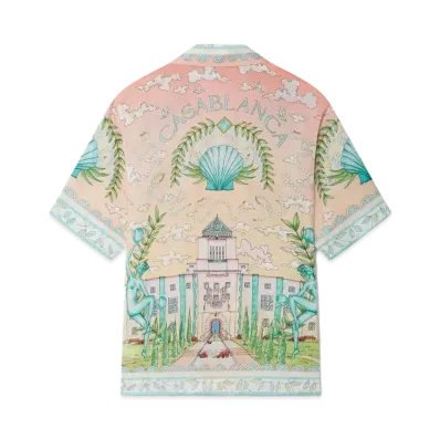 Casablanca Vase Linen Shirt "Multi"