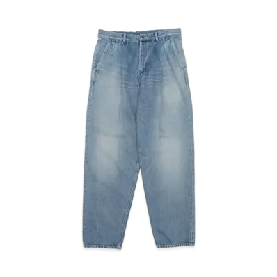 Graphpaper Selvage Denim Two Tuck Tapered Pants "Indigo"