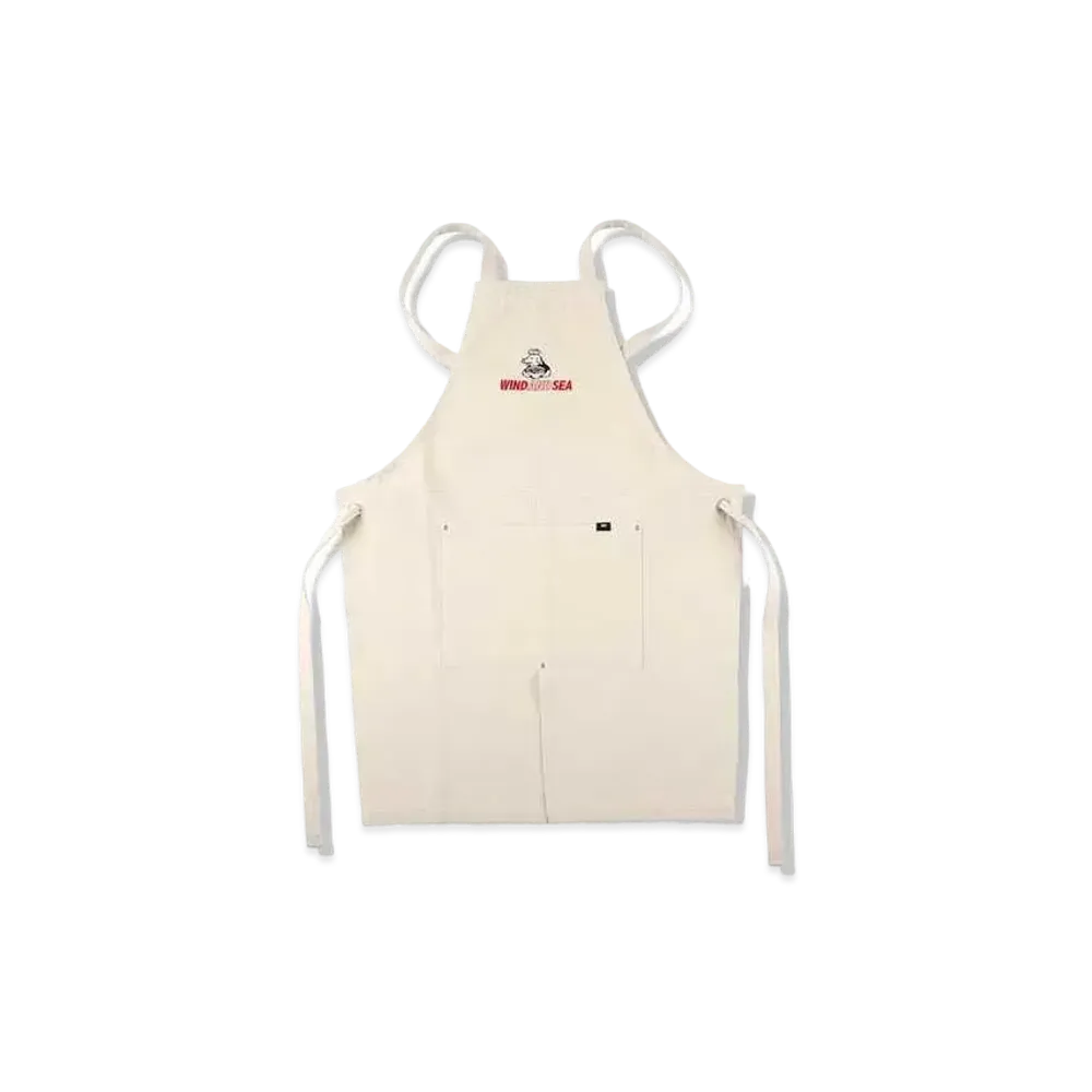WIND AND SEA x WANZHUJI Apron "Natural"