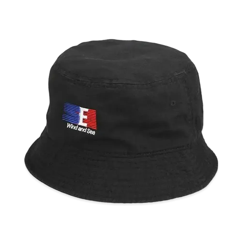 WIND AND SEA Tricolore Slide Sea Hat "Black"