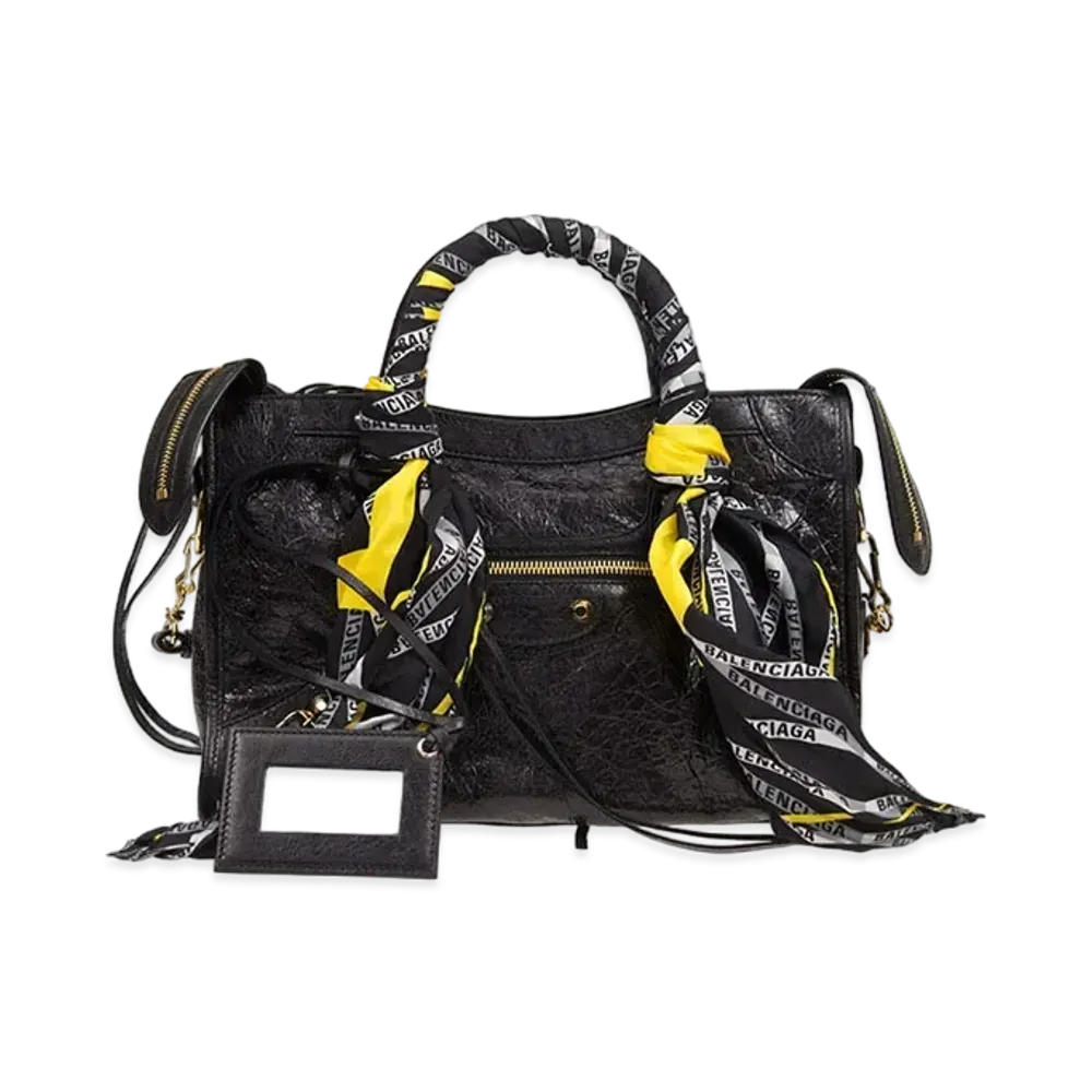 BALENCIAGA Handbag Lambskin "Black"