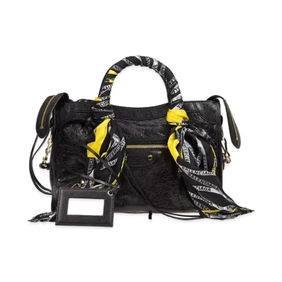 BALENCIAGA Handbag Lambskin "Black"