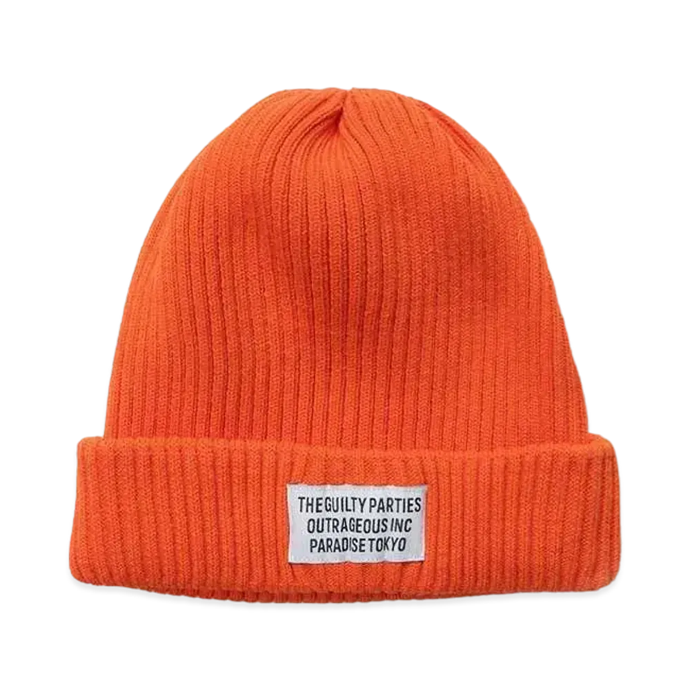 WACKO MARIA KNIT WATCH CAP (TYPE-2) "Orange"
