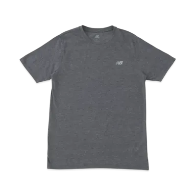 New Balance Sport Essentials Heather New Balance Tech Short Sleeve T-Shirt "Black Heather"