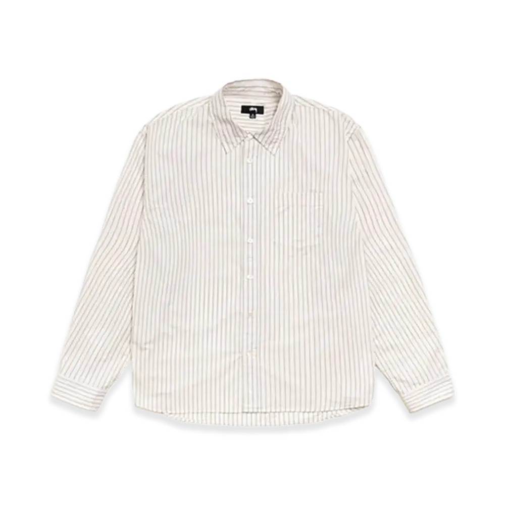 Stussy Standard Shirt "Natural Stripe"